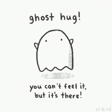 loveyou hugs ghost hug