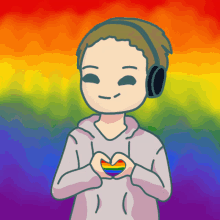 Gay Rainbow GIF - Gay Rainbow Heart GIFs