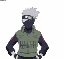 a cartoon character with a mask on his face