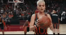 Katy Perry Steal GIF - Katy Perry Steal Basketball GIFs