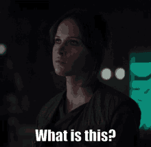 What Is This Jyn Erso GIF - What Is This Jyn Erso Felicity Jones GIFs