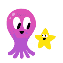 octopus and star hug that star happy octopus and star hug that star happy