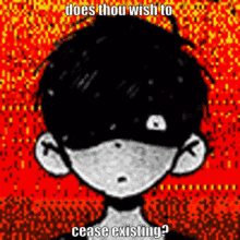 Does Thou Wish To Cease Existing Caption Omori Angry Enraged Rage Do You Want To Die H GIF