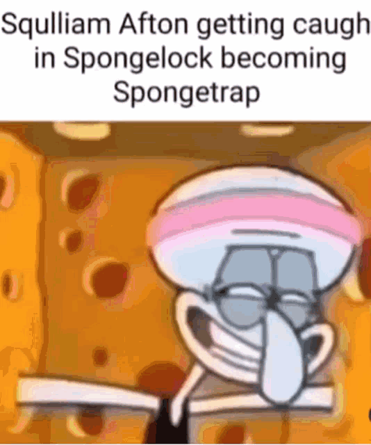 spongebob meme squidward