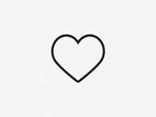 a red heart with a pink circle in the middle