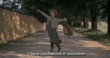 Confidence In Sunshine - Sound Of Music GIF - The Sound Of Music Confidence In Sunshine Run GIFs