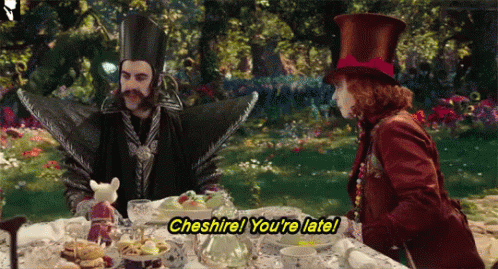 Alice Through The Looking Glass GIF - Alice Through The Looking Glass Mad Hatter Cheshire Cat GIFs