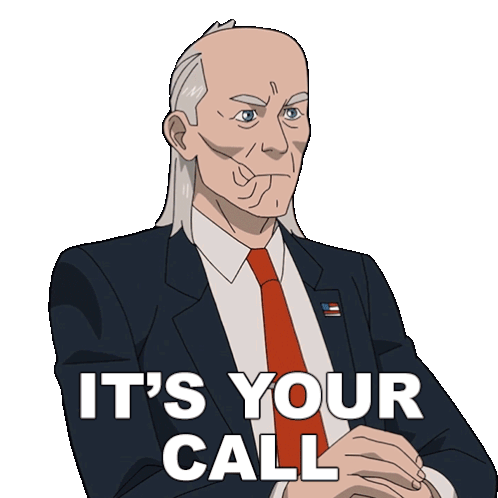 It'S Your Call Cecil Stedman Sticker - It'S Your Call Cecil Stedman Invincible Stickers