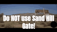 Sand Hill Stop GIF - Sand Hill Stop Toll Gate GIFs