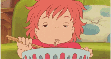 Ponyo Ghibli GIF - Ponyo Ghibli Hungry GIFs