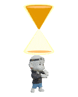 a cartoon character wearing a 2hot sweatshirt