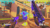 a screenshot of a video game shows a team 1 and team 2 playing against each other