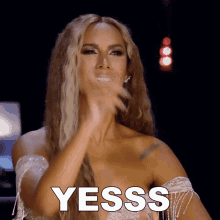 Yesss Leona Lewis GIF - Yesss Leona Lewis Queen Of The Universe GIFs