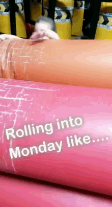 Kid Rolling In To Monday GIF