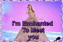 I'M Enchanted To Meet You Taylor Swift GIF