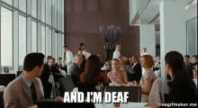 Miranda Im Deaf GIF - Miranda Im Deaf Satc GIFs