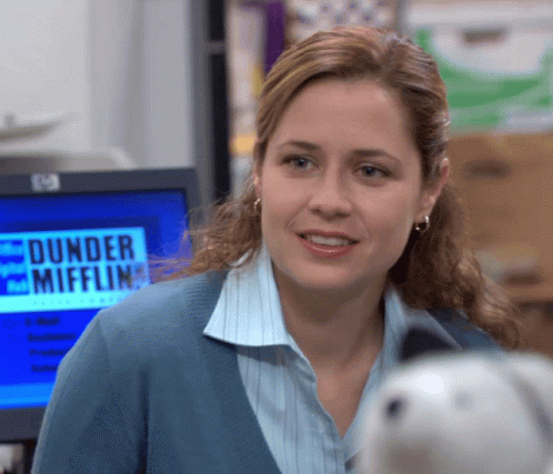 dunder mifflin this is pam gif