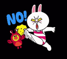 cony kick no bye bunny