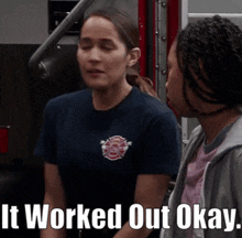 Station 19 Andy Herrera GIF - Station 19 Andy Herrera It Worked Out Okay GIFs