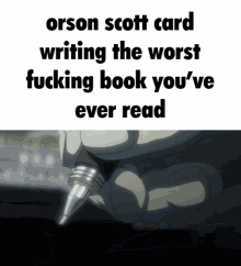 Orson Scott Card Enders Game GIF - Orson Scott Card Enders Game Ender GIFs