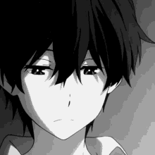 Anime black and white anime addict GIF  Find on GIFER