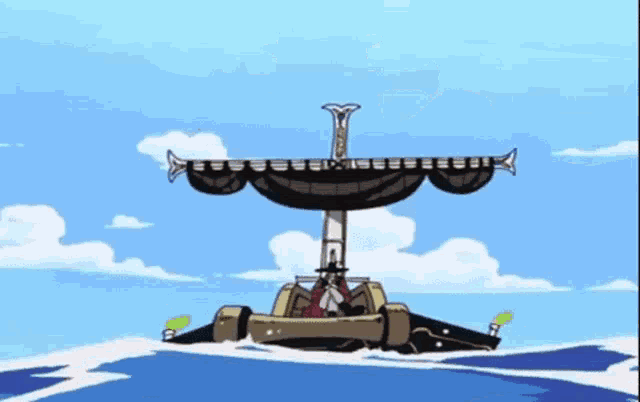 Mihawk Raft GIF - Mihawk Raft Stare - Discover & Share GIFs