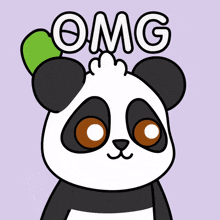 Panda Omg GIF - Panda Omg Pandoro GIFs