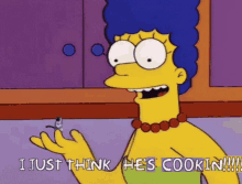 The Simpsons Marge Simpson GIF - The Simpsons Marge Simpson Cookin GIFs