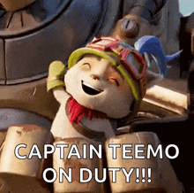 Captain Teemo GIF - Captain Teemo League Of Legends GIFs