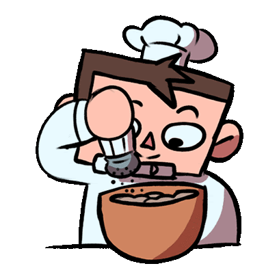 Chef Man Sticker - Chef Man Cartoon Stickers