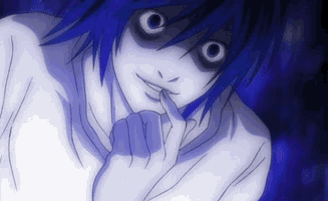 L lawliet anime GIF em GIFER - de Balladar