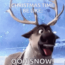Christmas Snow GIF - Christmas Snow Reindeer GIFs