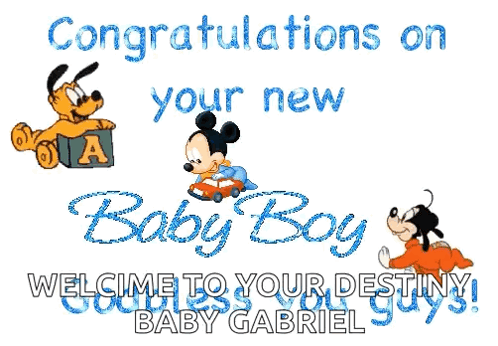 congrats its a baby boy