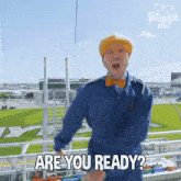 Are You Ready Let'S Go Blippi GIF - Are You Ready Let'S Go Blippi Blippi Wonders - Educational Cartoons For Kids GIFs