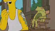 The Simpsons Rocking Chair GIF - The Simpsons Rocking Chair Toad GIFs