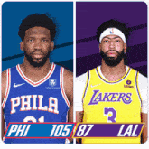 Philadelphia 76ers (105) Vs. Los Angeles Lakers (87) Post Game GIF - Nba Basketball Nba 2021 GIFs