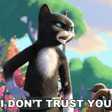 I Dont Trust You Kitty Softpaws GIF