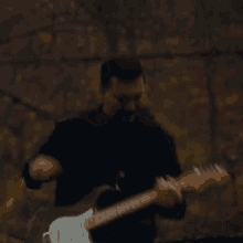 Playing Guitar Troy Brady GIF - Playing Guitar Troy Brady The Amity Affliction GIFs