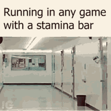 videogame gamer stamina running