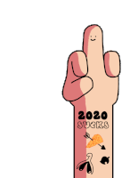 2020sucks Fuck Sticker - 2020sucks Fuck Arm Stickers