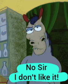 Mr Horse No Sir I Dont Like It GIF - Mr Horse No Sir I Dont Like It I Dont Like That GIFs