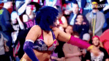 Asuka Pointing GIF - Asuka Pointing Wrestle Mania GIFs