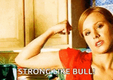 Kristen Bell Strong GIF - Kristen Bell Strong Come At Me Bro GIFs