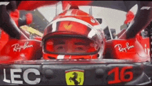 Ferrari Charles Leclerc GIF - Ferrari Charles Leclerc Helmet GIFs