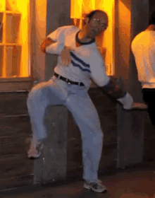 dancing dance swag bald white