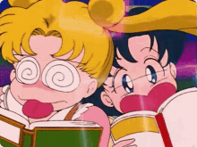 Sailor Moon Dizzy GIF - Sailor Moon Dizzy Tongue Out GIFs