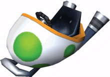 mario kart 7 egg 1 kart yoshi model