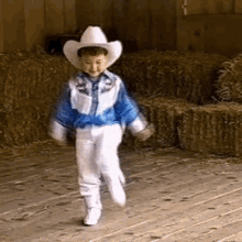 cowboy dancing kid