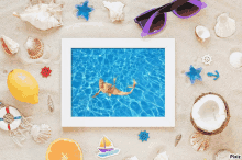 Beach Mermaid GIF