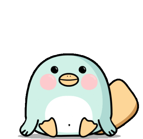 Wildly Excited Platypus! Sticker - Because Baby Animals Cute Adorable -  Discover & Share GIFs